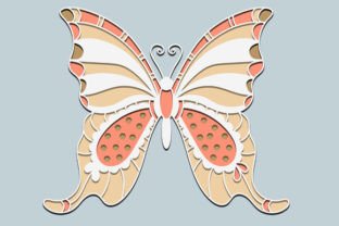 Laser Cut 3d Butterfly Bundle Graphic 3D SVG By Cutting Edge 7