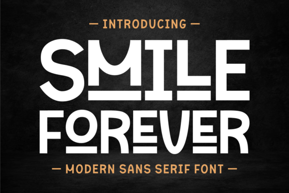 Smile Forever Sans Serif Font By Riman (7NTypes)