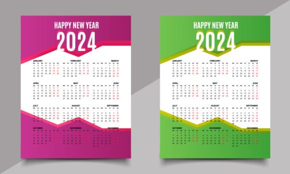 Calendar Graphic Graphic Templates By Nelufar Easmin
