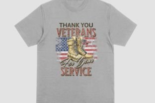 Thank You Veterans for Your Service Png Grafica Design di T-shirt Di ThngphakJSC 3