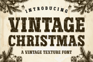 Vintage Christmas Slab Serif Font By Jasa (7NTypes) 1