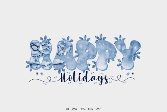Happy Holidays Gráfico Artesanato Por BEST DESINGER 36