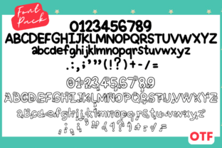 Christmas Script Font Set 2, Cute Font Graphic Crafts By VividDoodle 2