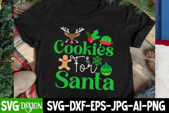 Cookie for Santa SVG Design Gráfico Diseños de Camisetas Por ranacreative51