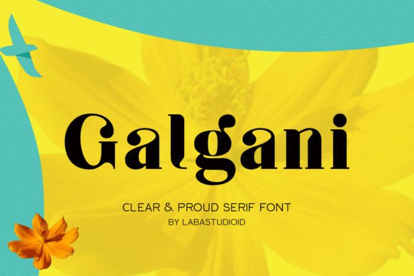 Galgani Serif Font By Labastudioid