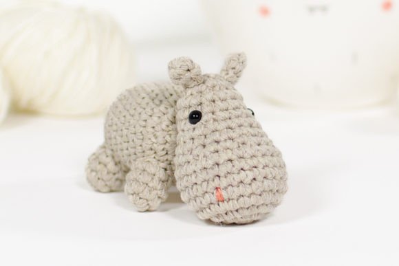 Small Hippo Graphic Crochet Patterns By kristitullus