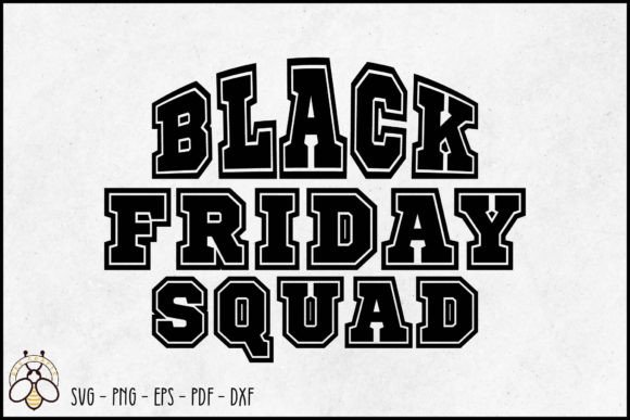 Black Friday Squad Svg Design Illustration Artisanat Par BeeCraftR
