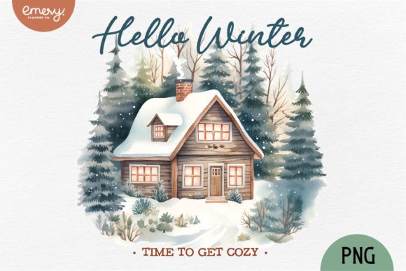 Winter Wonderland PNG Sublimation Graphic Crafts By Emery Digital Studio