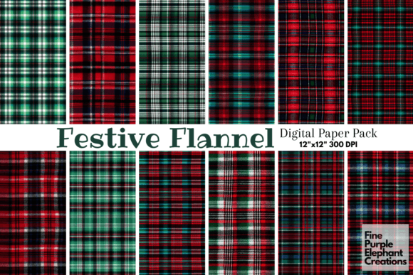 Christmas Plaid Fabric Texture Gingham Graphic Textures By finepurpleelephant
