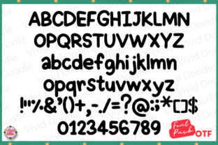 Christmas Bright 8 Display Font By VividDoodle 3