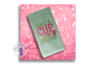 Have a Cup of Cheer Winter Embroidery Design By Blue Bunny Hollow 1