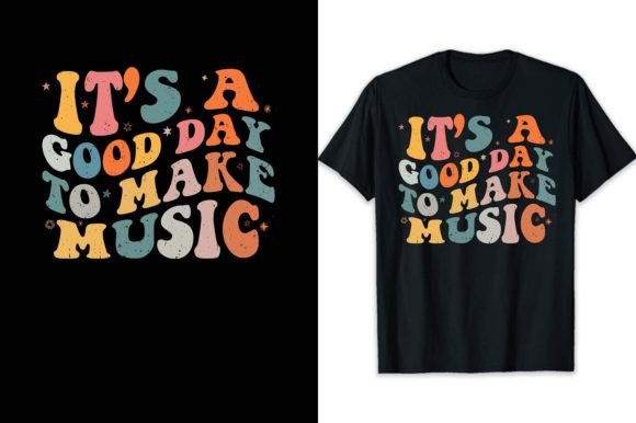 Music Tshirt Design Good Day to Musician Illustration Designs de T-shirts Par shihabmazlish87