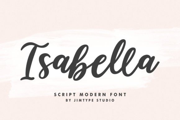 Isabella Script & Handwritten Font By jimtypestudio