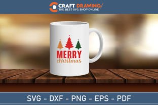 Merry Christmas Svg Png Cutting File Illustration Designs de T-shirts Par Craftdrawing 3