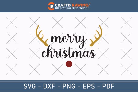 Merry Christmas Svg Png Cutting File Grafik T-shirt Designs Von Craftdrawing