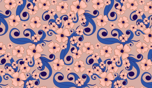 Pink Floral Graphic Patterns By aneisspiaf