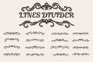 Lines Divider Fuentes Dingbats Fuente Por Eystore 1