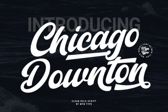 Chicago Downton Font Corsivi Font Di myntype