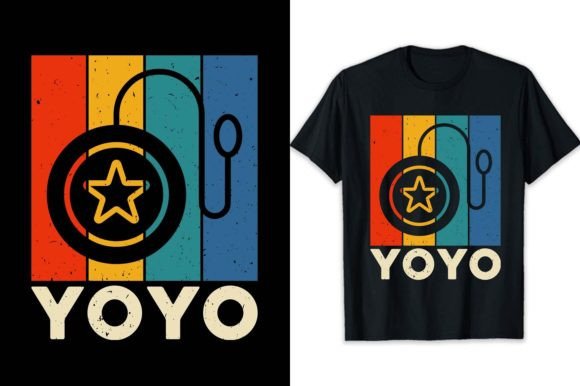 Yoyo Toy Game Pasting Gift Yoyo Gamer Gráfico Diseños de Camisetas Por shihabmazlish87
