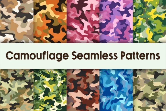 Camouflage Digital Paper Background Afbeelding Crafts Door Pamilah