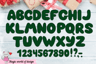 Green Knitted Alphabet Letters Sublimati Gráfico Manualidades Por  Magic world of design 2