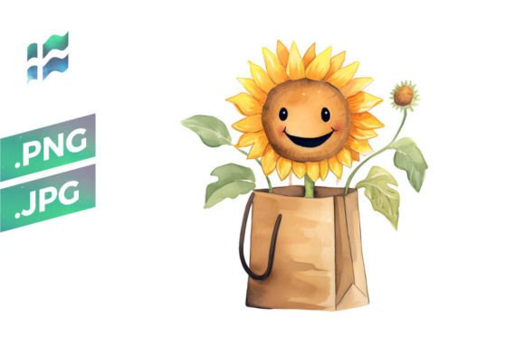 Sunflower Graphic Illustrations By MerchSuperb