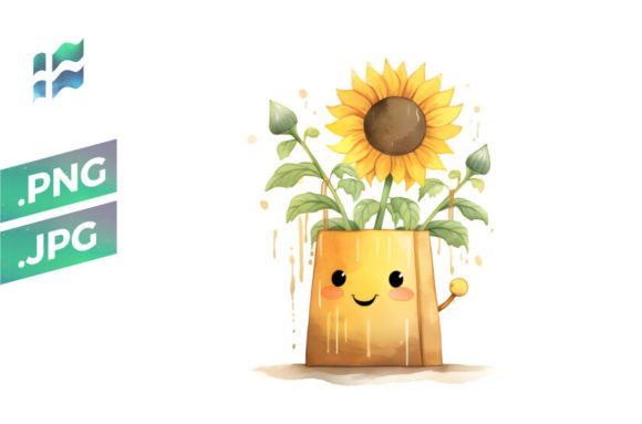 Sunflower Graphic Illustrations By MerchSuperb