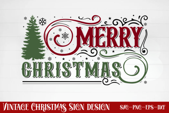 Merry Christmas SVG Graphic Crafts By CraftArt