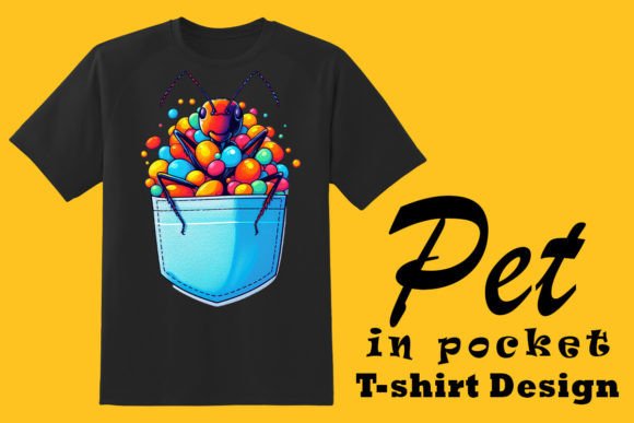 Pet in Pocket Clipart Ideal for POD Graphic T-shirt Designs By Design BLOOM