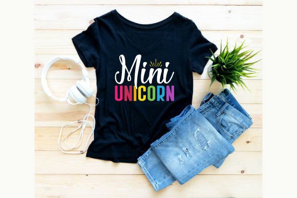Unicorn SVG Design, Unicorn T-shirt Graphic T-shirt Designs By Kanij T-Designer