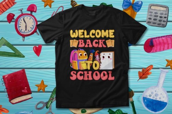 Back to School T-Shirt Design, Graphic T-shirt Designs By illustration art