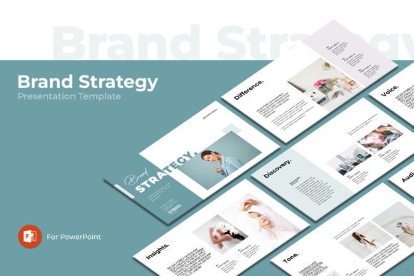 Brand Strategy PowerPoint Template Graphic Presentation Templates By CreativeSlides