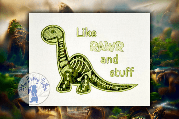 Dinosaur Dinosaurs Embroidery Design By Blue Bunny Hollow