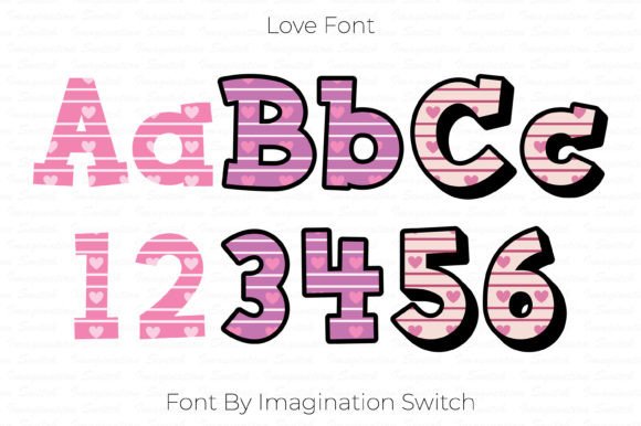 Love Color Fonts Font By Imagination Switch