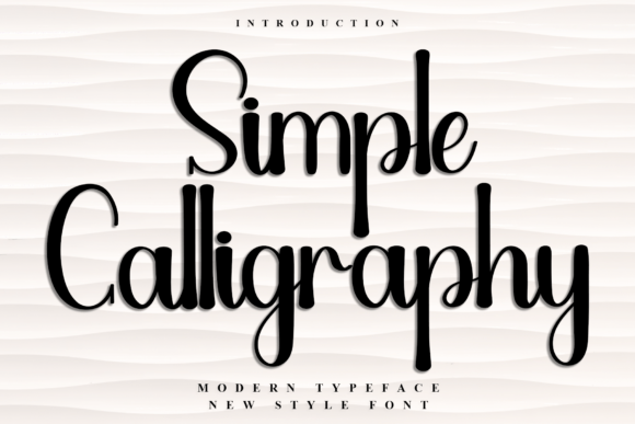 Simple Calligraphy Script & Handwritten Font By Inermedia STUDIO