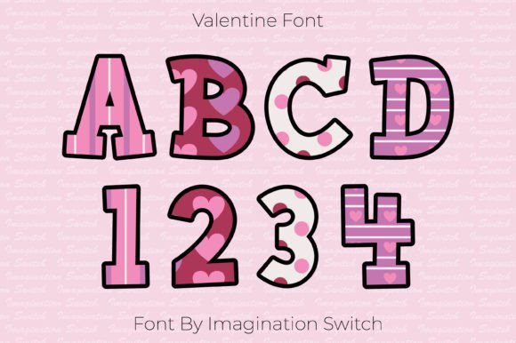 Valentine Color Fonts Font By Imagination Switch