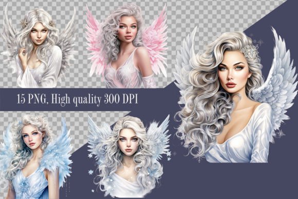 Ice Angel Clipart Graphic Illustrations By Best Art Bytes
