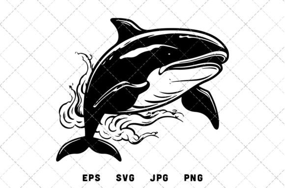 Whale Mascot Graphics Graphic Crafts By thesilhouettequeenshop