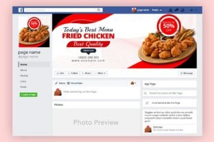 Food Facebook Cover Bundle Design Graphic Social Media Templates By mristudio 9