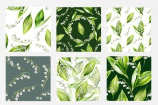 Lily of the Valley Seamless Patterns Graphic Patterns By Navenzeles 3