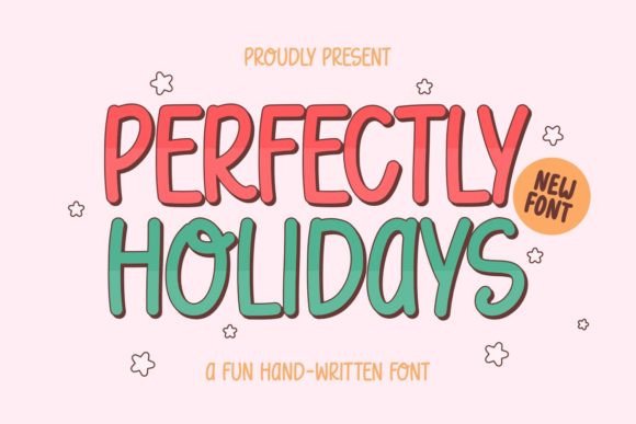 Perfectly Holidays Display Font By Keithzo (7NTypes)