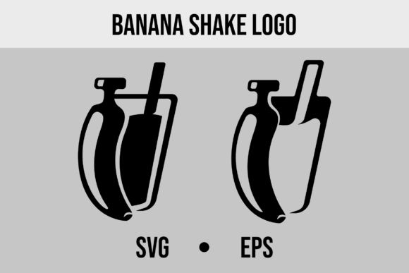Banana Shake Logo Grafika Logo Przez RADesigns21