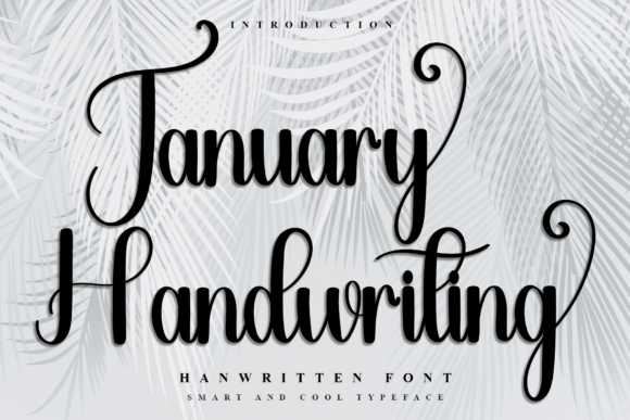January Handwriting Fuentes Caligráficas Fuente Por Inermedia STUDIO