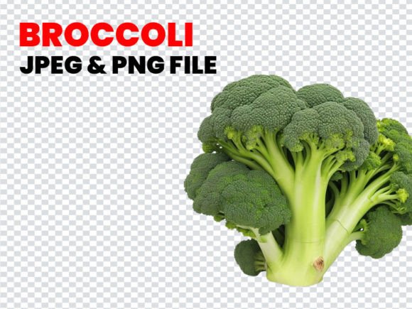 Organic Broccoli Vegetable #11 Gráfico Generadores de Escena Por Design_love