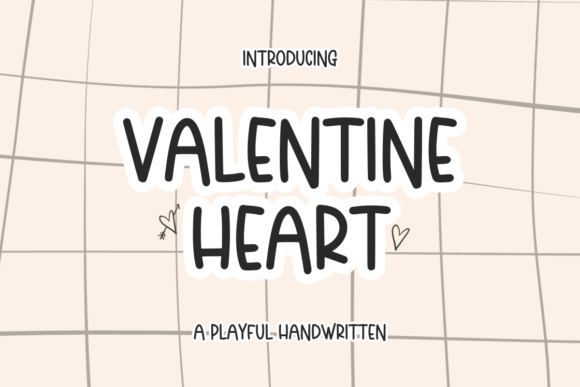 Valentine Heart Skript-Schriftarten Schriftart Von CraftedType Studio