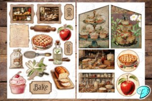 Baking Junk Journal Kit Graphic Objects By Emily Designs 5