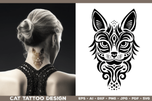 Cat SVG Cut File. Cat Silhouette Afbeelding Crafts Door julimur 1