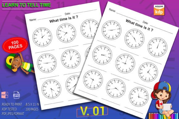 Time Learning Worksheets 100 Printable Grafika K Przez Self Graphics House