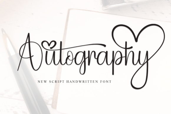 Autography Font Corsivi Font Di andikastudio