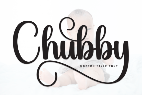 Chubby Script & Handwritten Font By andikastudio